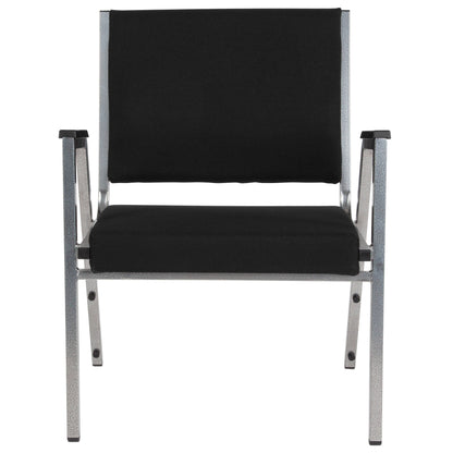 Flash Furniture XU-DG-60443-670-1-BK-GG 1000 lb. Rated Black Antimicrobial Fabric Bariatric Medical Reception Arm Chair - View 5