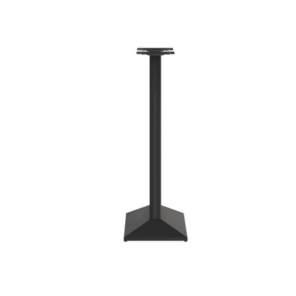 Flash Furniture XU-DG-TB002-OUT-BLK-GG Commercial 27x15 All Weather Double Table Base for 30" x 48" Tabletops in Black - View 6