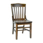 Flash Furniture XU-DG-W0006-ANTCPR-GG School House Back Antique Copper Wood Restaurant Chair with Footrest - Main view