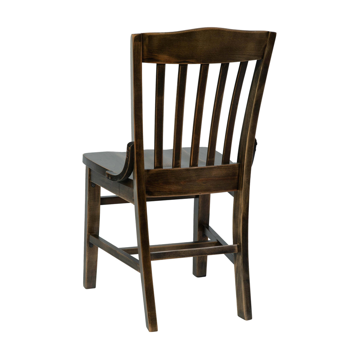 Flash Furniture XU-DG-W0006-ANTCPR-GG School House Back Antique Copper Wood Restaurant Chair with Footrest - View 6