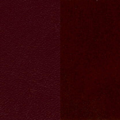 Flash Furniture XU-DGW0005BARLAD-MAH-BURV-GG Ladder Back Mahogany Wood Restaurant Barstool - Burgundy Vinyl Seat (Burgundy Vinyl Seat/Mahogany Wood Frame) - Material detail