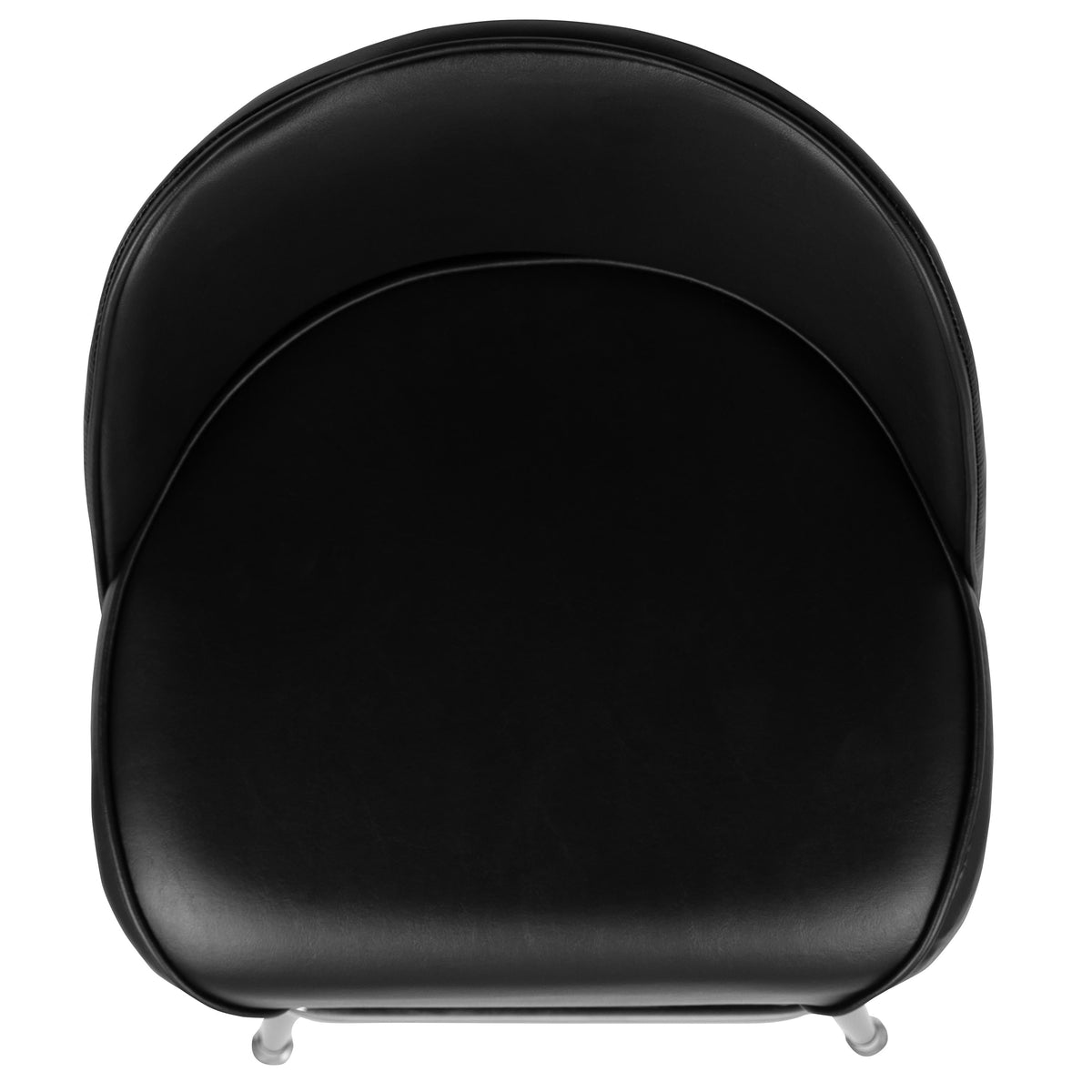 Flash Furniture XU-F-125-GG Metal Barstool with Swivel Black Vinyl Upholstered Bucket Seat and Footrest - View 9