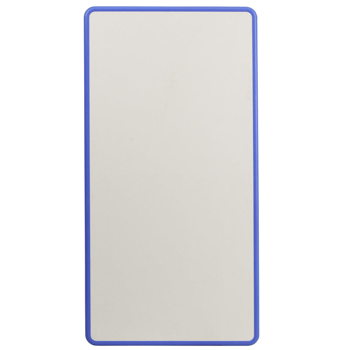 Flash Furniture YU-YCY-060-RECT-TBL-BLUE-GG 23.625"W x 47.25"L Rectangular Blue Plastic Activity Table with Grey Top - View 5