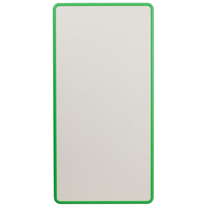 Flash Furniture YU-YCY-060-RECT-TBL-GREEN-GG 23.625"W x 47.25"L Rectangular Green Plastic Activity Table with Grey Top - View 5