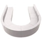 Flash Furniture ZB-803-530-SET-WH-GG 8 PC White LeatherSoft Modular Reception Configuration w/Taut Back &Seat (Melrose White) - Main view