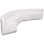 Flash Furniture ZB-803-820-SET-WH-GG 5 PC White LeatherSoft Modular Reception Configuration w/Taut Back &Seat (Melrose White) - Main view