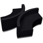 Flash Furniture ZB-803-840-SET-BK-GG 4 PC Black LeatherSoft Modular Reception Configuration w/Taut Back &Seat - Main view