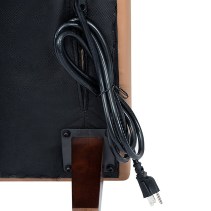 Flash Furniture ZB-8921-3S-COGNAC-GG Commercial Reception Sofa with Outlets/USB/USB-C Ports in Cognac LeatherSoft - View 11