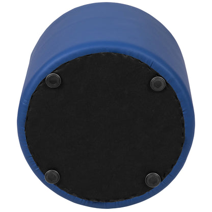 Flash Furniture ZB-FT-045R-18-BLUE-GG 18"H Soft Seating Flexible Circle for Classrooms and Common Spaces - Blue - View 9