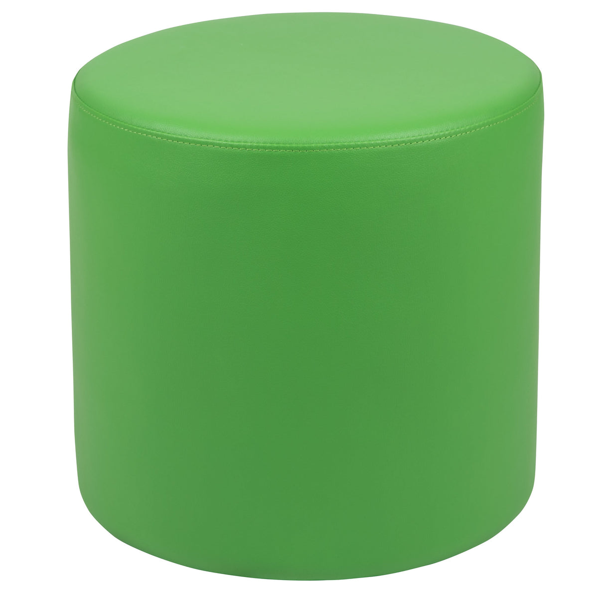 Flash Furniture ZB-FT-045R-18-GREEN-GG 18"H Soft Seating Flexible Circle for Classrooms and Common Spaces - Green - Main view
