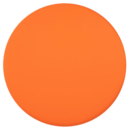 Flash Furniture ZB-FT-045R-18-ORANGE-GG 18"H Soft Seating Flexible Circle for Classrooms and Common Spaces - Orange - View 8