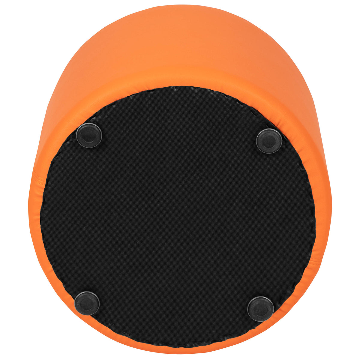 Flash Furniture ZB-FT-045R-18-ORANGE-GG 18"H Soft Seating Flexible Circle for Classrooms and Common Spaces - Orange - View 9