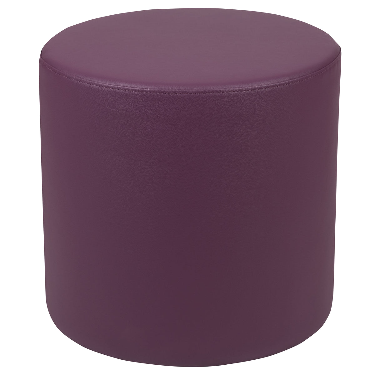 Flash Furniture ZB-FT-045R-18-PURPLE-GG 18"H Soft Seating Flexible Circle for Classrooms and Common Spaces - Purple - Main view