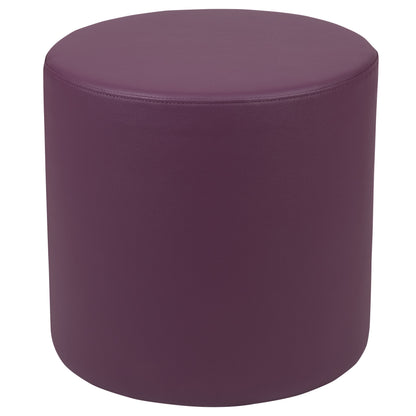 Flash Furniture ZB-FT-045R-18-PURPLE-GG 18"H Soft Seating Flexible Circle for Classrooms and Common Spaces - Purple - Main view