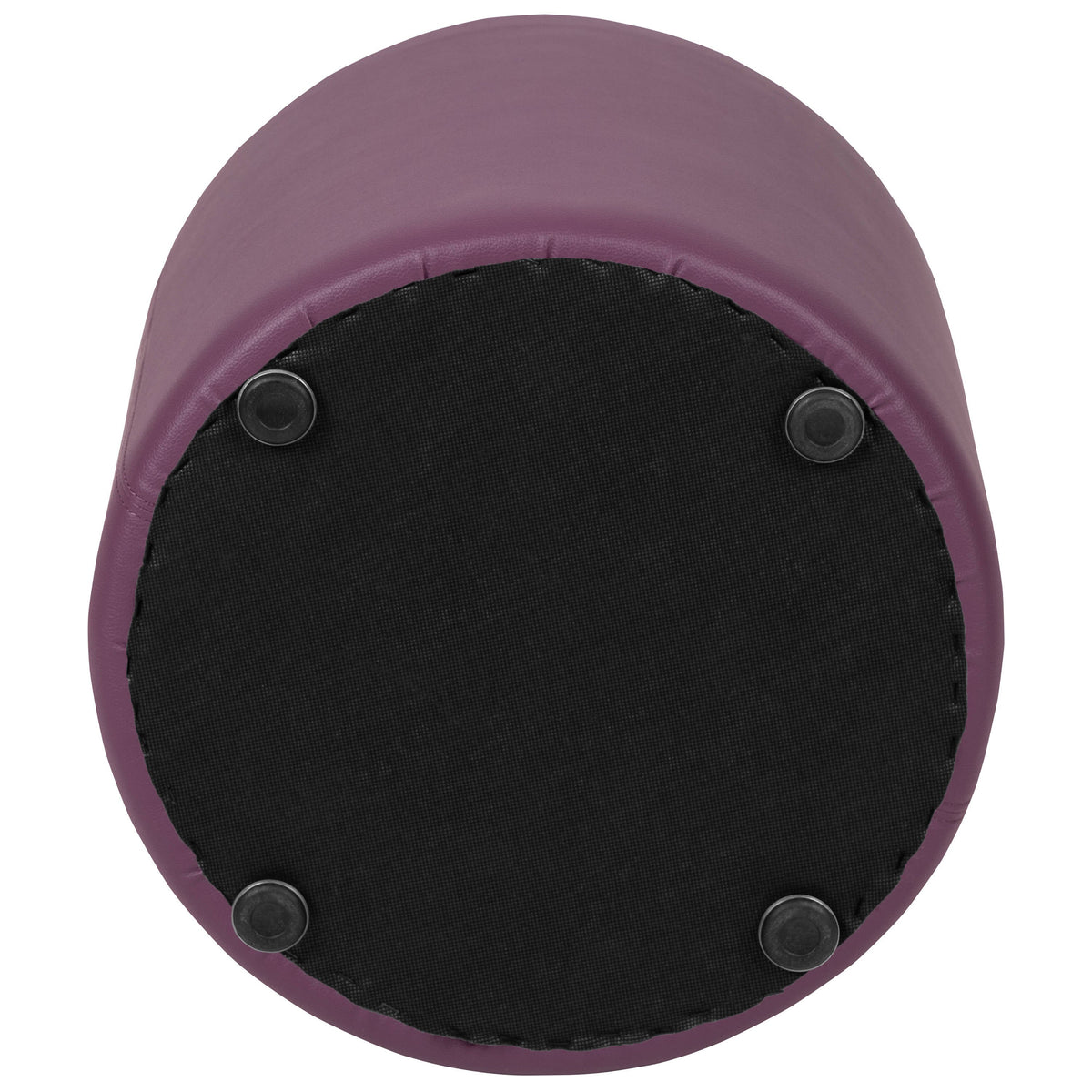 Flash Furniture ZB-FT-045R-18-PURPLE-GG 18"H Soft Seating Flexible Circle for Classrooms and Common Spaces - Purple - View 9