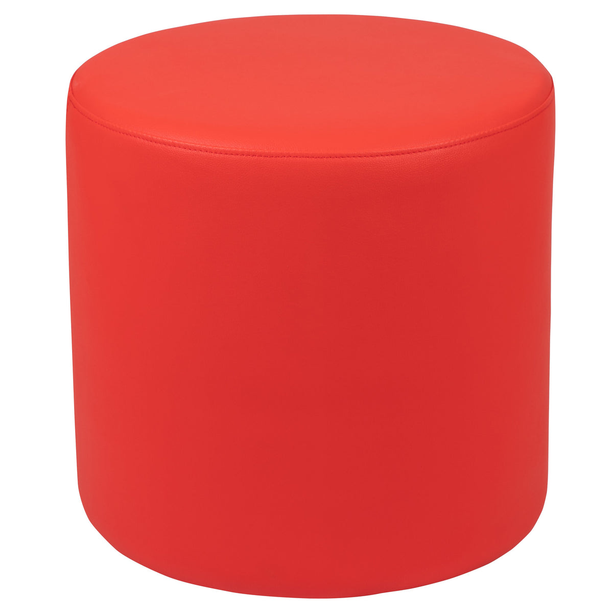 Flash Furniture ZB-FT-045R-18-RED-GG 18"H Soft Seating Flexible Circle for Classrooms and Common Spaces - Red - Main view