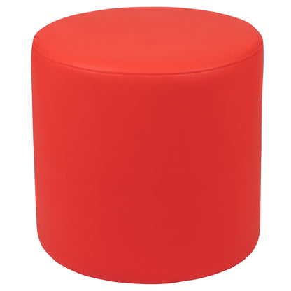 Flash Furniture ZB-FT-045R-18-RED-GG 18"H Soft Seating Flexible Circle for Classrooms and Common Spaces - Red - Main view