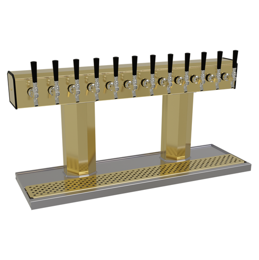 Glastender BT-12-PB 38" Draft Beer Tower