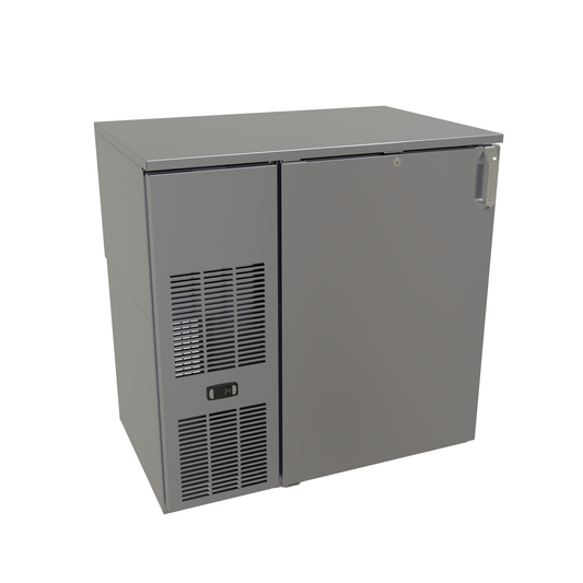 Glastender C1FB36 36" Solid Door Back Bar Cooler