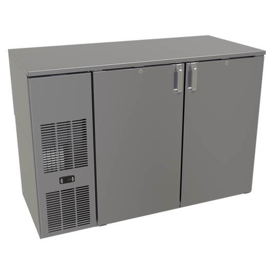 Glastender C1FB52 52" Solid Door Back Bar Cooler