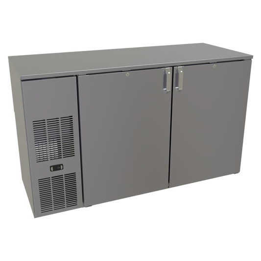 Glastender C1FB60 60" Solid Door Back Bar Cooler