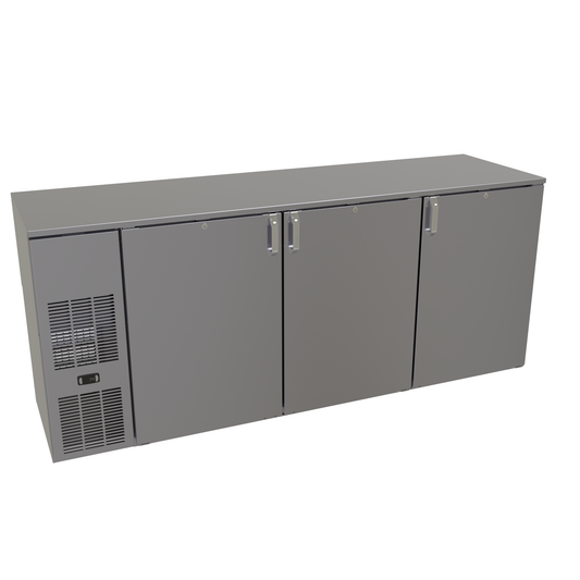 Glastender C1FB84 84" Solid Door Back Bar Cooler