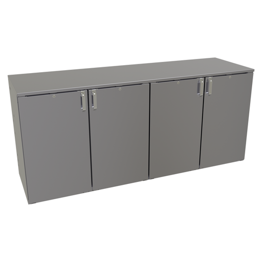 Glastender C1RB80 80" Solid Door Back Bar Cooler