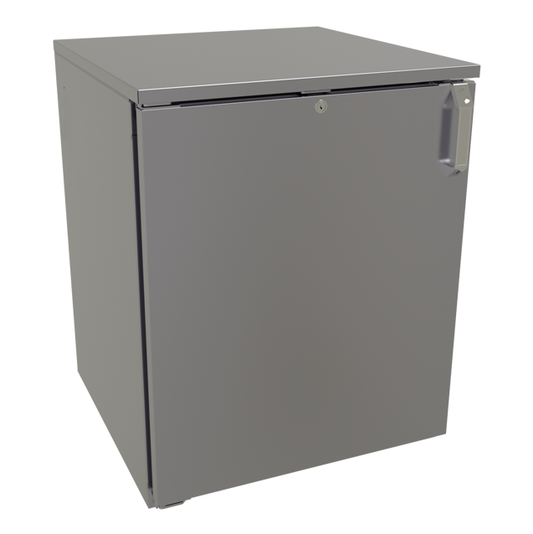 Glastender C1RL24 24" Solid Door Back Bar Cooler