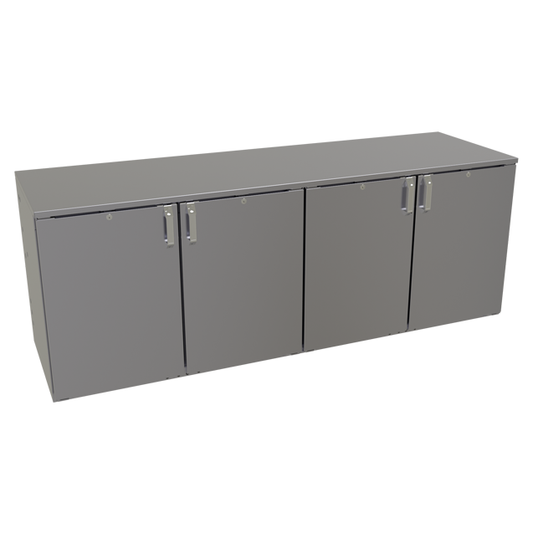 Glastender C1RL80 80" Solid Door Back Bar Cooler