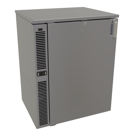 Glastender C1SB28 28" Solid Door Back Bar Cooler
