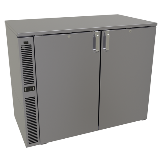 Glastender C1SB44 44" Solid Door Back Bar Cooler