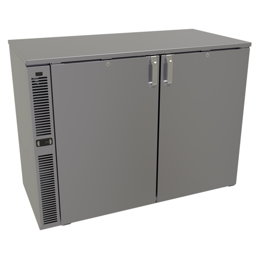 Glastender C1SB48 48" Solid Door Back Bar Cooler