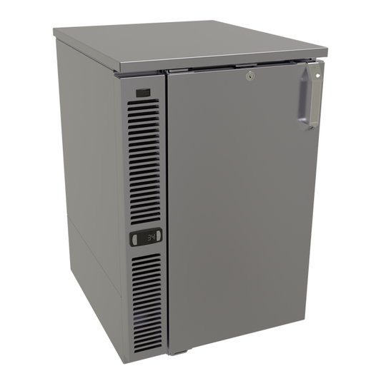 Glastender C1SL20 20" Solid Door Back Bar Cooler