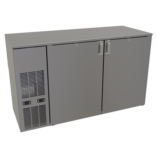 Glastender C2FB60 60" Solid Door Back Bar Cooler