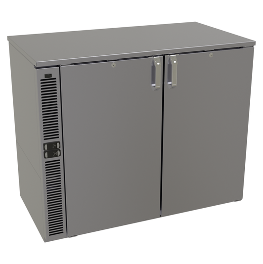 Glastender C2SB44 44" Solid Door Back Bar Cooler
