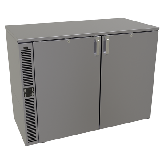 Glastender C2SB48 48" Solid Door Back Bar Cooler
