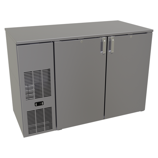 Glastender CP1FB52 52" Solid Door Back Bar Cooler