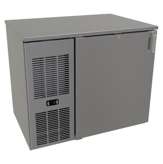 Glastender CP1FL32 32" Solid Door Back Bar Cooler