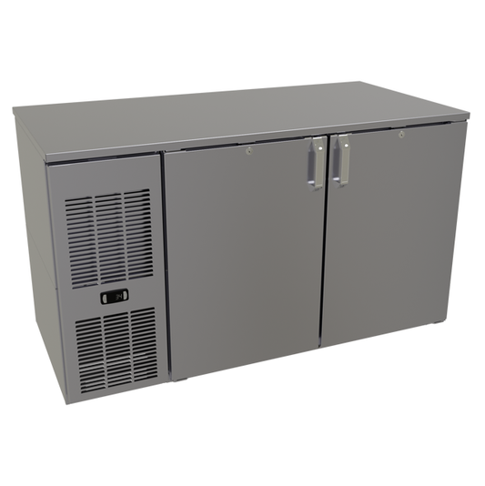 Glastender CP1FL52 52" Solid Door Back Bar Cooler