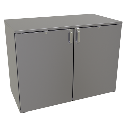 Glastender CP1RB48 48" Solid Door Back Bar Cooler