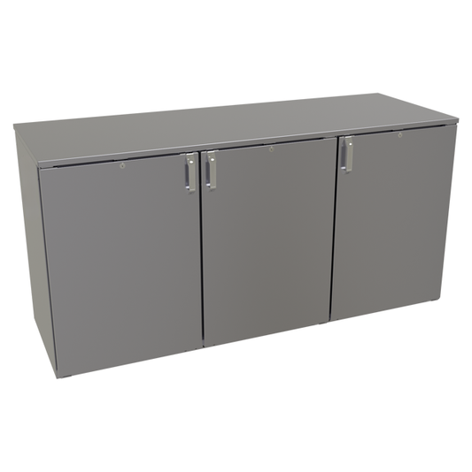 Glastender CP1RB72 72" Solid Door Back Bar Cooler