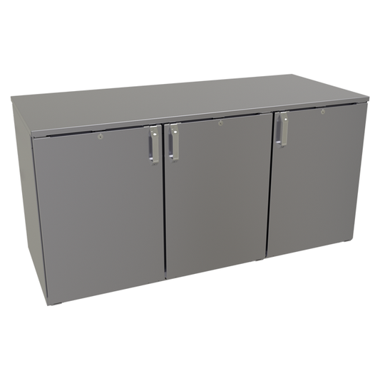 Glastender CP1RL60 60" Solid Door Back Bar Cooler
