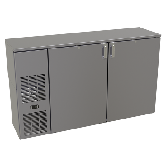 Glastender CS1FB60 60" Solid Door Back Bar Cooler