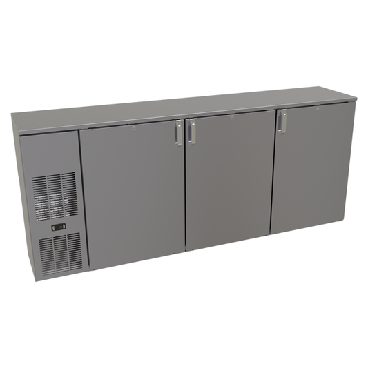 Glastender CS1FB84 84" Solid Door Back Bar Cooler