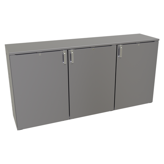 Glastender CS1RB72 72" Solid Door Back Bar Cooler