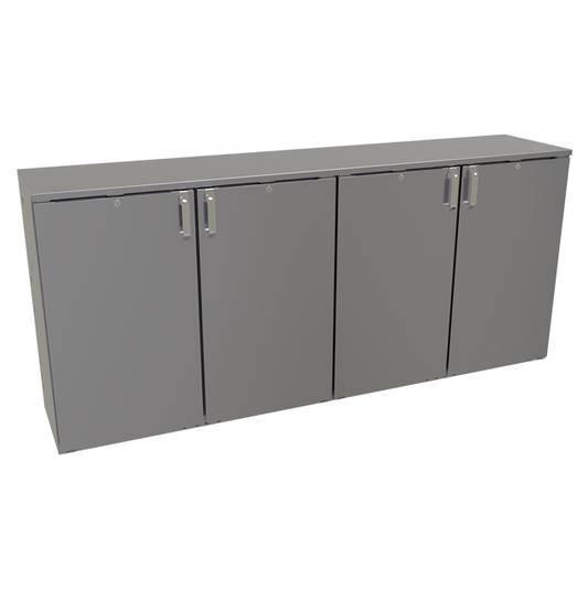 Glastender CS1RB80 80" Solid Door Back Bar Cooler
