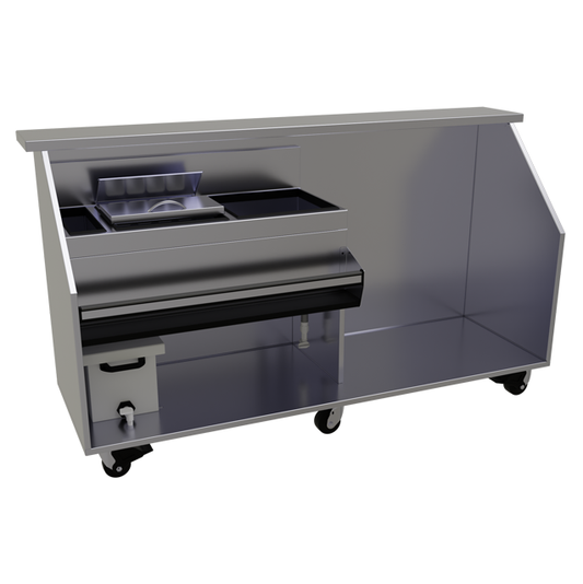 Glastender PBCR84-18 84" Portable Bar