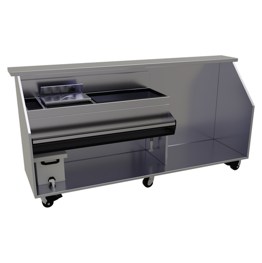 Glastender PBCR96-18 96" Portable Bar