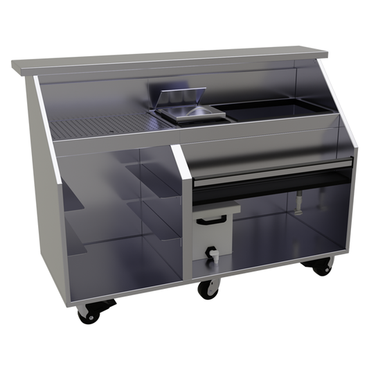 Glastender PBG66-12 66" Portable Bar