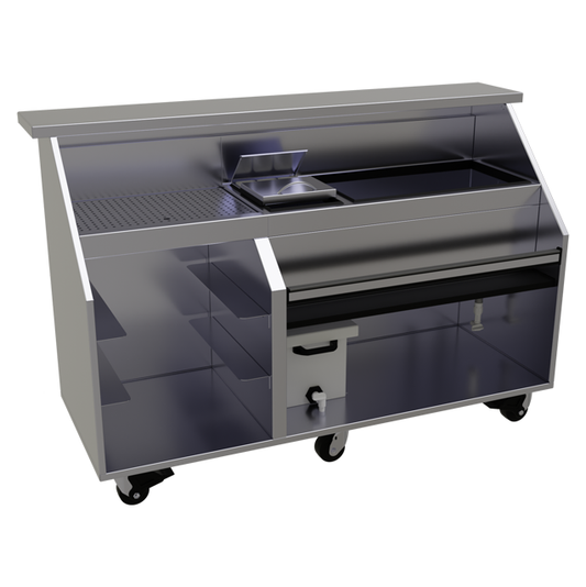 Glastender PBG72-12 72" Portable Bar